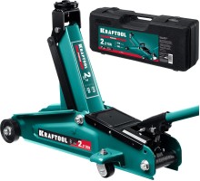 Подкатной домкрат с увеличенным подъемом RIGID, 130-375 мм KRAFTOOL 43452-2-K