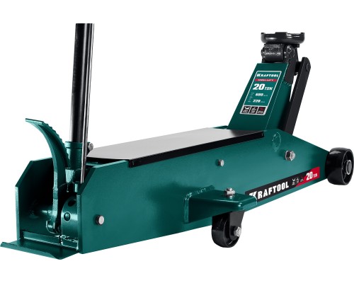 Подкатной домкрат HIGH-LIFT, 20 т, 220-680 мм, для тяжелой техники KRAFTOOL 43455-20