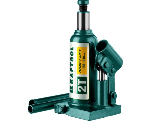 Бутылочный гидравлический домкрат KRAFT-LIFT, 2 т, 158-308 мм KRAFTOOL 43462-2_z01