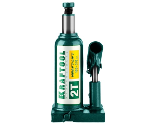 Бутылочный гидравлический домкрат KRAFT-LIFT, 2 т, 158-308 мм KRAFTOOL 43462-2_z01