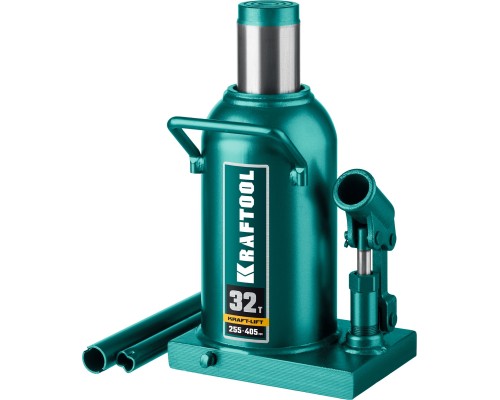 Бутылочный гидравлический домкрат KRAFT-LIFT, 32 т, 255-405 мм KRAFTOOL 43462-32_z01