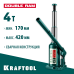 Двухштоковый бутылочный домкрат DOUBLE RAM, 4 т, 170-420 мм, с увеличенным подъемом KRAFTOOL 43463-4