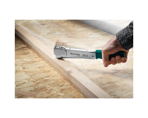 Высокоскоростной стальной скобозабиватель HAMMER TACKER, тип 53 23GA KRAFTOOL 3153