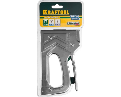 Стальной рессорный степлер EXTREM 140, тип 140 (G/11/57) 20GA (6-16 мм)/300/500 KRAFTOOL 3185