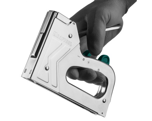 Стальной рессорный степлер EXTREM 140, тип 140 (G/11/57) 20GA (6-16 мм)/300/500 KRAFTOOL 3185