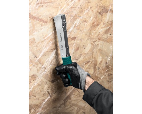 Высокоскоростной стальной скобозабиватель HAMMER TACKER, тип 53 23GA KRAFTOOL 3153