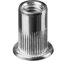 Резьбовые заклепки стальные с насечками Nut-S, М12, 100 шт. KRAFTOOL 311707-12