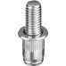 Стальные винтовые заклепки Bolt, М6x10.5 мм, штифт 10 мм, 150 шт. KRAFTOOL 311709-06-10
