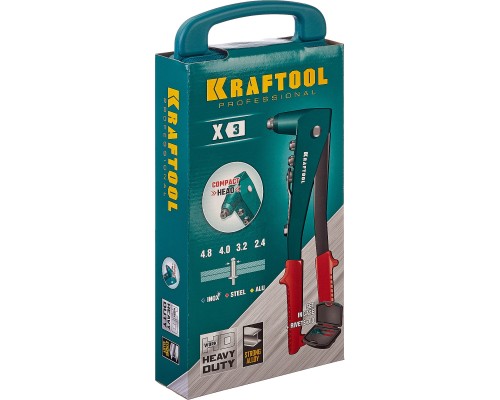 Литой заклепочник в кейсе X-3, 2.4-4.8 мм KRAFTOOL 31170-H6_z01