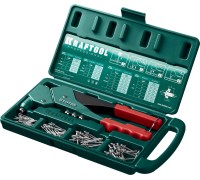 Литой поворотный заклепочник в кейсе RX-7, 360°, 2.4-4.8 мм KRAFTOOL 31176-H6_z01