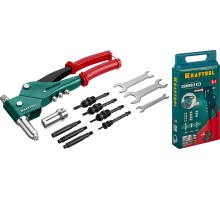 Комбинированный поворотный заклепочник в кейсе Combo3-M6, 360°, 3 вида заклепок KRAFTOOL 31178_z01