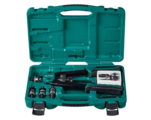 Резьбовой двуручный заклепочник в кейсе NUT-12, М3-М12 KRAFTOOL 31183