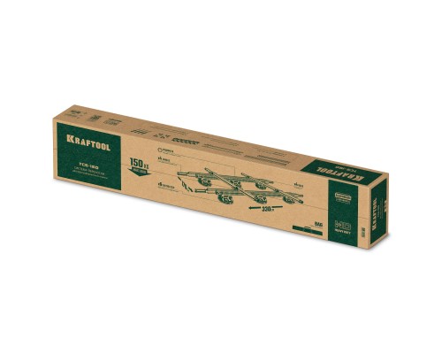 Система переноски крупноформатной плитки TCS-150 330х170 см, макс 150 кг KRAFTOOL 33255