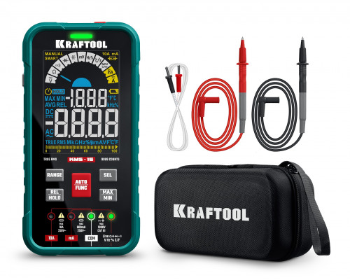 Смарт-мультиметр цифровой KMS-15 KRAFTOOL 59870