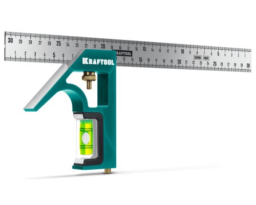 Комбинированный многофункциональный угольник Combi 300 мм KRAFTOOL 34371