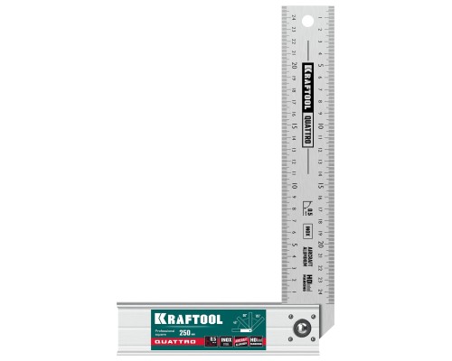 Складной столярный угольник QUATTRO, 250 мм, 4 положения KRAFTOOL 3444