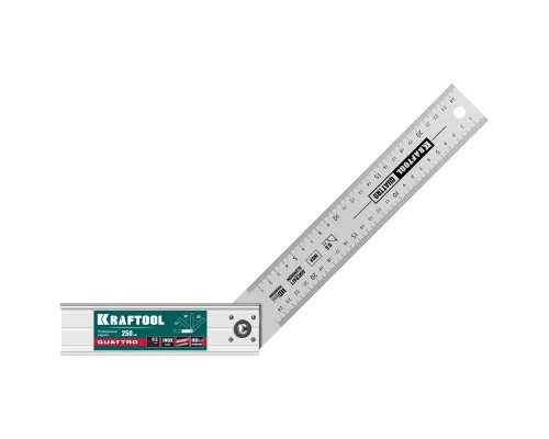 Складной столярный угольник QUATTRO, 250 мм, 4 положения KRAFTOOL 3444