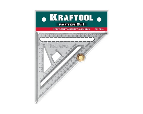 Высокоточный кровельный угольник 170 мм, 5-в-1 KRAFTOOL 3441-17