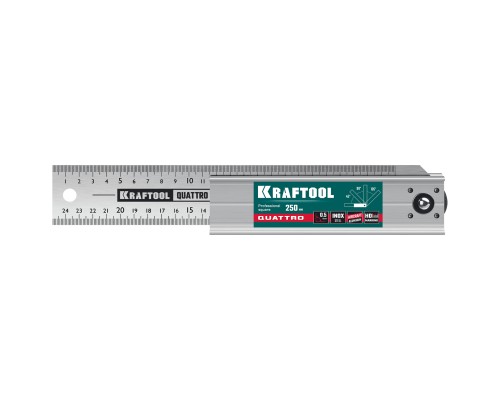 Складной столярный угольник QUATTRO, 250 мм, 4 положения KRAFTOOL 3444