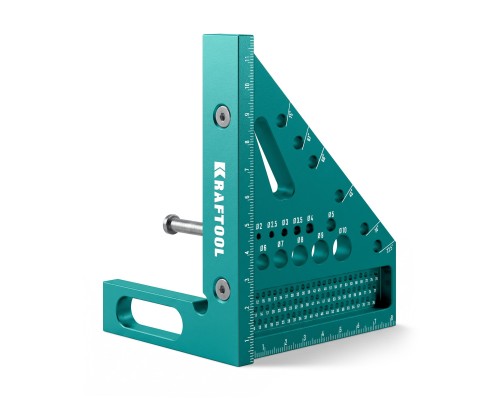 Высокоточный алюминиевый угольник 3D Square, 7-в-1 KRAFTOOL 3446