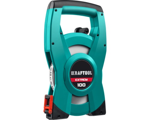 Геодезическая стальная мерная лента EXTREM, 100 м KRAFTOOL 34185-100