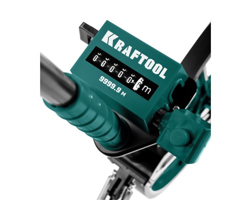 Измерительное колесо с металлическим шасси и рукояткой 0.1-99999.9 м KRAFTOOL 34756