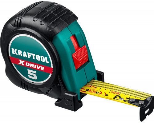 Рулетка X-Drive, 5 мx25 мм KRAFTOOL 34122-05-25_z02 Рулетка X-Drive, 5 мx25 мм KRAFTOOL 34122-05-25_z02