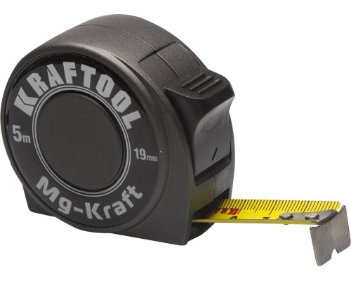 Ударопрочная профессиональная рулетка MG-Kraft, 5 мx19 мм KRAFTOOL 34129-05-19