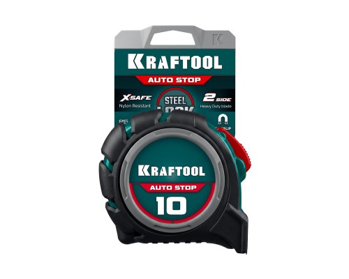 Профессиональная рулетка с автостопом AutoStop 10мx25мм KRAFTOOL 3412-10-25_z01