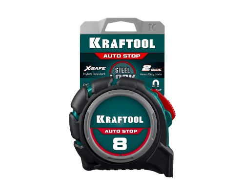 Профессиональная рулетка с автостопом AutoStop 8мx25мм KRAFTOOL 3412-8-25_z01