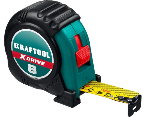 Рулетка X-Drive, 8 мx25 мм KRAFTOOL 34122-08_z02