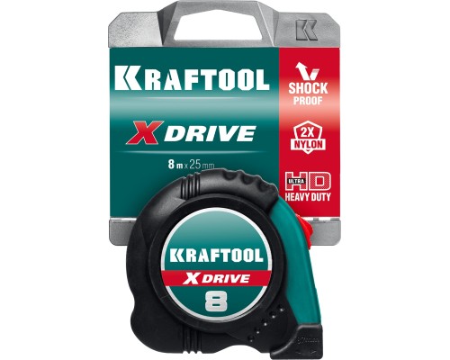 Рулетка X-Drive, 8 мx25 мм KRAFTOOL 34122-08_z02