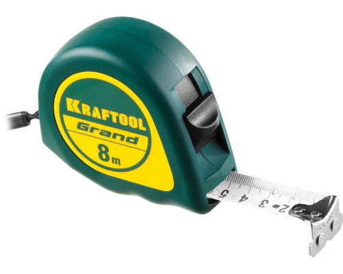 Рулетка Grand, 8 мx25 мм KRAFTOOL 34022-08-25