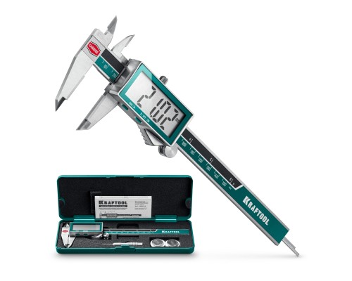 Штангенциркуль твердосплавный HC-150, 150 мм KRAFTOOL 34462-15