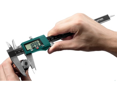 Металлический электронный штангенциркуль 200 мм, высокоточный KRAFTOOL 34460-200