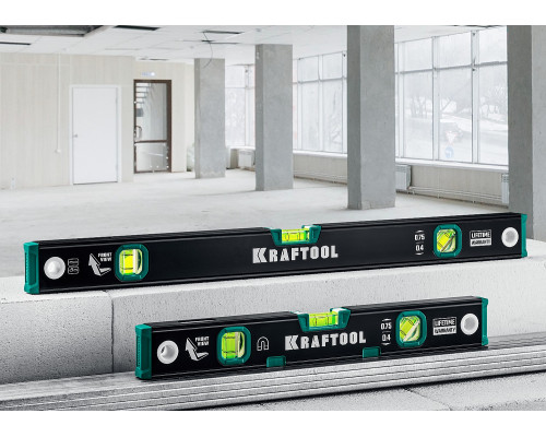 Уровень 800 мм, с зеркальным глазком KRAFTOOL 34781-80 Уровень 800 мм, с зеркальным глазком KRAFTOOL 34781-80