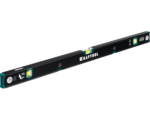 Магнитный уровень 800 мм, усиленный профиль, с зеркальным глазком KRAFTOOL 34785-80