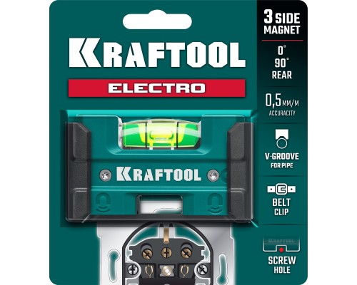 Магнитный уровень Electrо 76 мм KRAFTOOL 34786