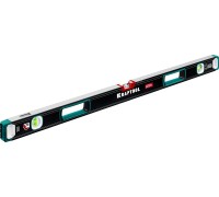 Сверхпрочный уровень A-RATE CONTROL, 1000 мм, точность 0.3 мм/м, с инновационным зеркальным глазком KRAFTOOL 34986-100