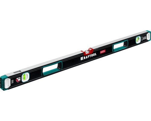 Сверхпрочный уровень A-RATE CONTROL, 1000 мм, точность 0.3 мм/м, с инновационным зеркальным глазком KRAFTOOL 34986-100