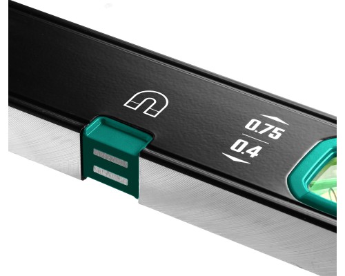 Магнитный уровень 1200 мм, усиленный профиль, с зеркальным глазком KRAFTOOL 34785-120