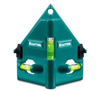 Магнитный угловой уровень POST-LEVEL 3 глазка KRAFTOOL 34788_z01