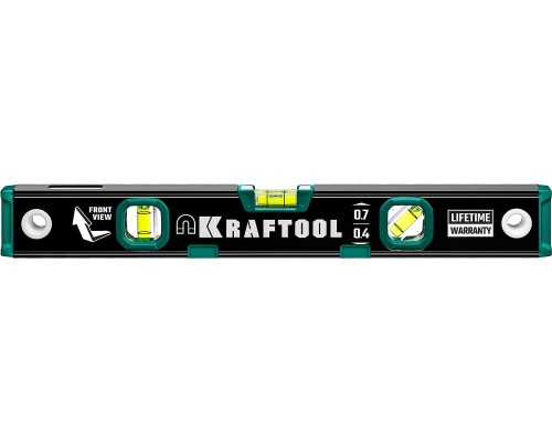 Магнитный уровень 400 мм, усиленный профиль, с зеркальным глазком KRAFTOOL 34785-40