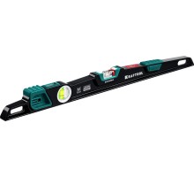 Литой уровень A-RATE CONTROL Shark, 600 мм, с инновационным зеркальным глазком KRAFTOOL 34920-60