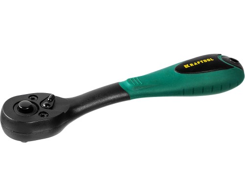 Трещотка для торцовых головок 1/4", 72 зубца, пластиковое покрытие KRAFTOOL 27796-1/4_z02