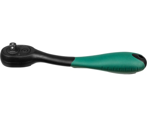 Трещотка для торцовых головок 1/4", 72 зубца, пластиковое покрытие KRAFTOOL 27796-1/4_z02