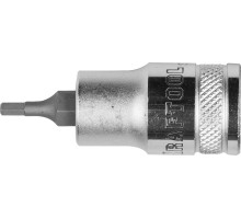 Торцовая бита-головка HEX, 1/2", Н3 KRAFTOOL 27908-03_z01