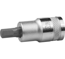 Торцовая бита-головка HEX, 1/2", Н7 KRAFTOOL 27908-07_z01