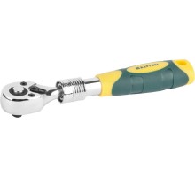 Телескопическая трещотка для торцовых головок Pro 1/4", 72 зубца KRAFTOOL 27798-1/4