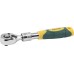 Телескопическая трещотка для торцовых головок Pro 1/4", 72 зубца KRAFTOOL 27798-1/4